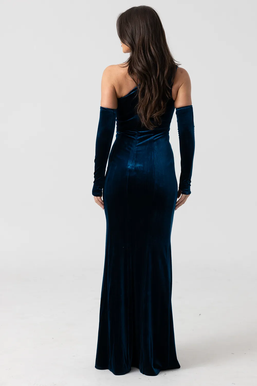 Alegra One Shoulder Maxi Teal