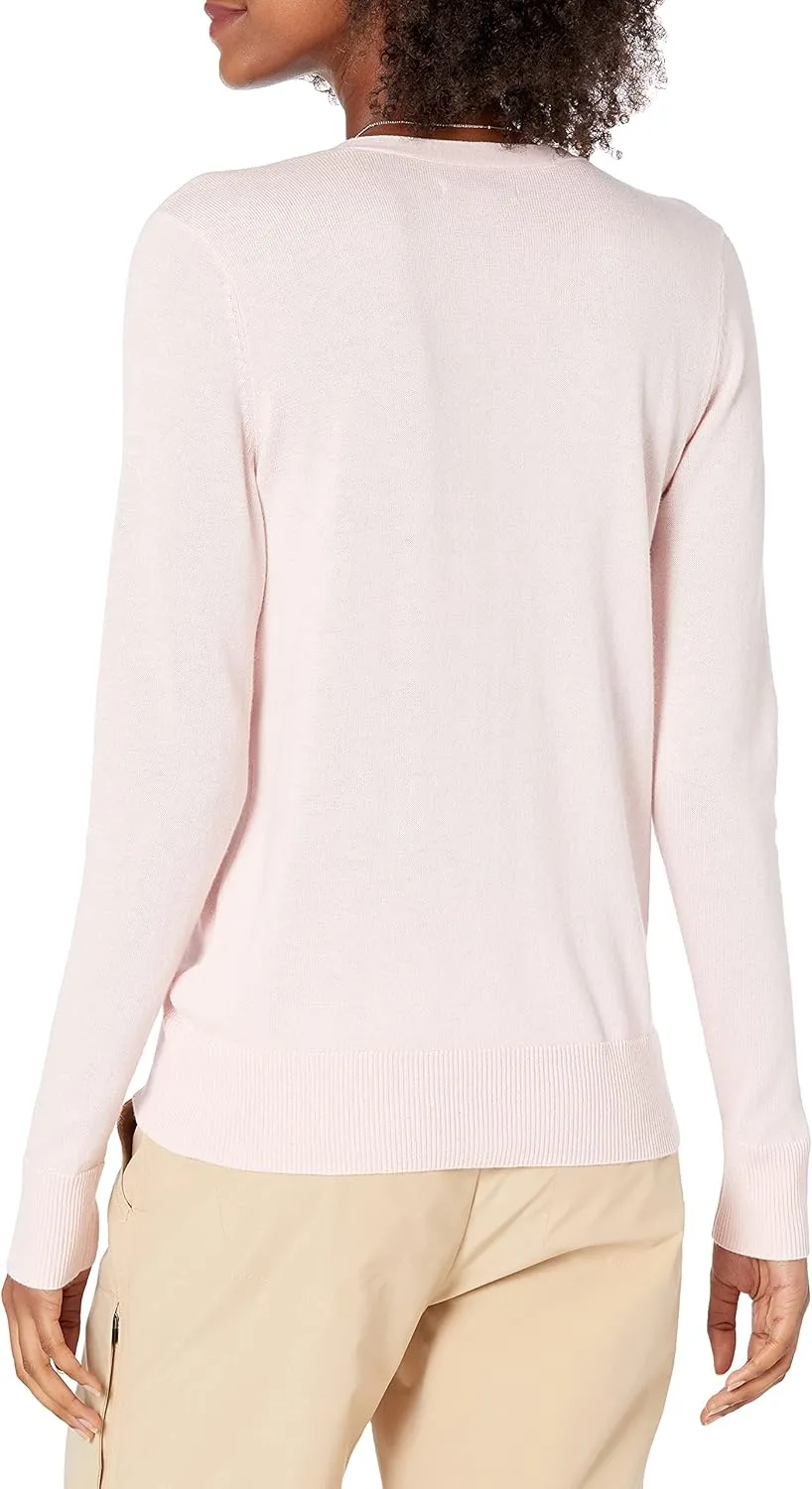 Amazon Essentials Women's Lightweight V-Neck Cardigan Sweater (Available in Plus Size)