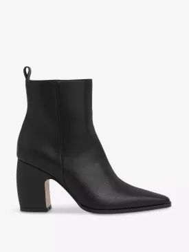 Amy block-heel leather ankle boots