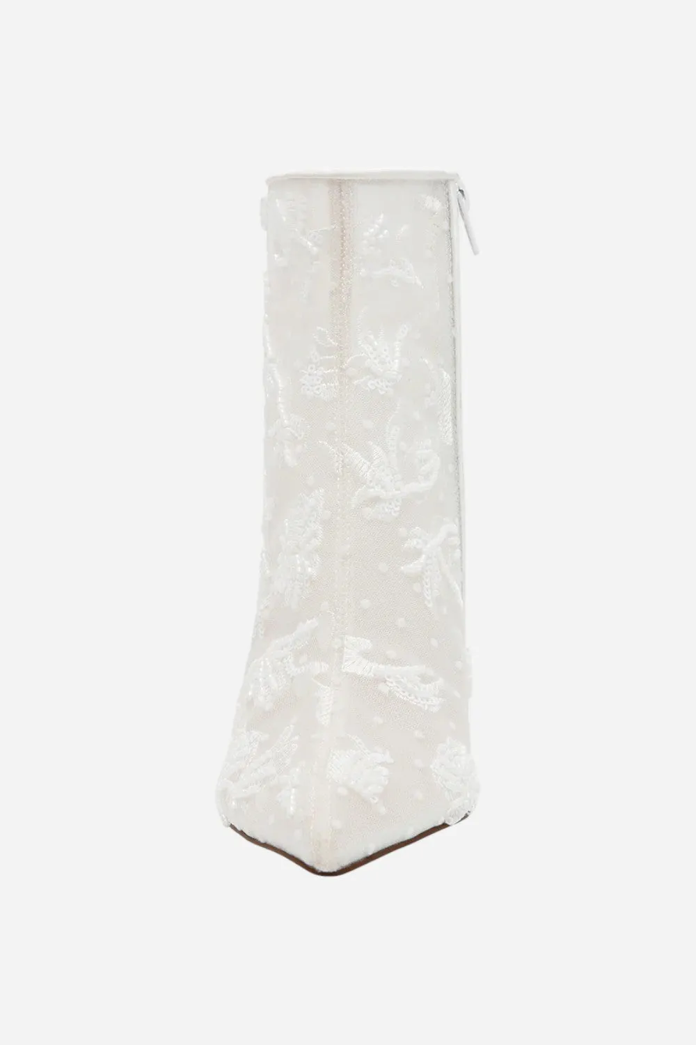 Betsy Johnson Merri Ivory Mesh Bootie
