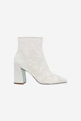 Betsy Johnson Merri Ivory Mesh Bootie