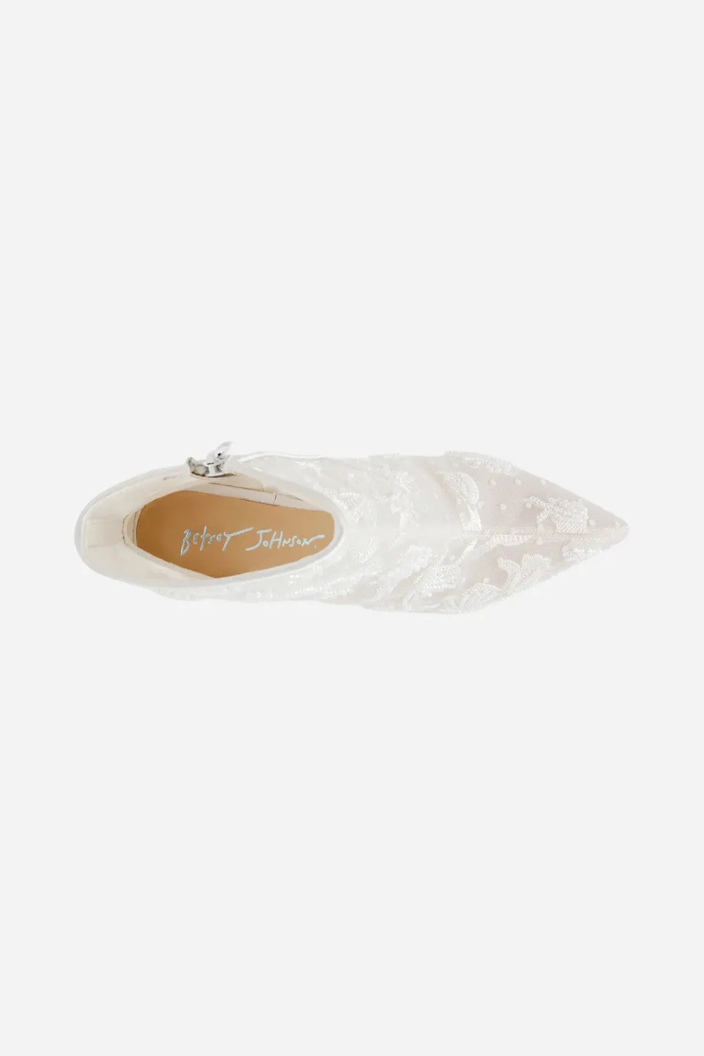 Betsy Johnson Merri Ivory Mesh Bootie