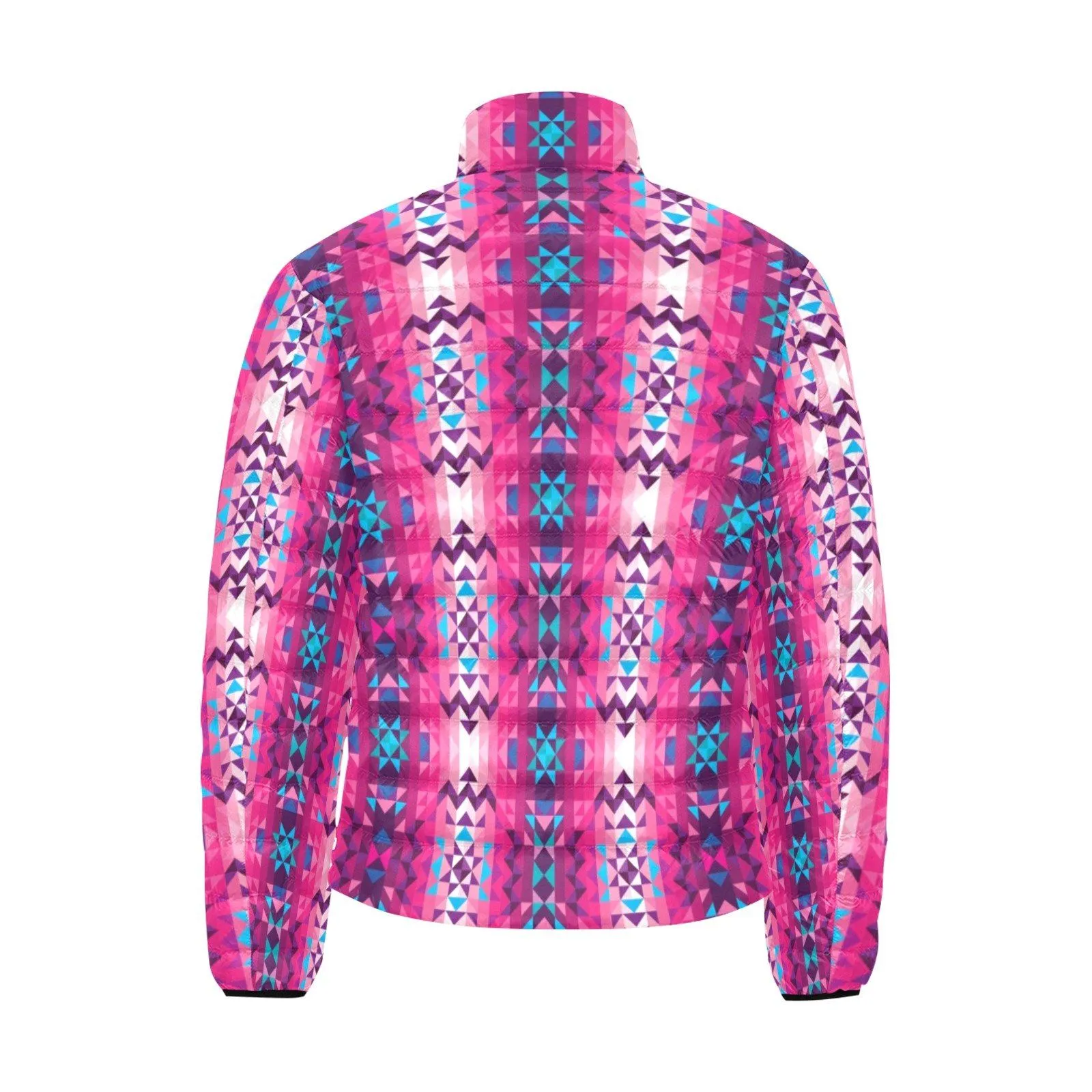 Bright Wave Men's Stand Collar Padded Jacket