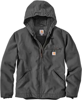 Carhartt Men's 104392 Washed Duck Jacket - Sherpa Lined