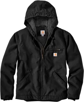 Carhartt Men's 104392 Washed Duck Jacket - Sherpa Lined