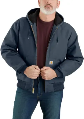 Carhartt Men's J140 Loose Fit Firm Duck Insulated Flannel-Lined Active Jac
