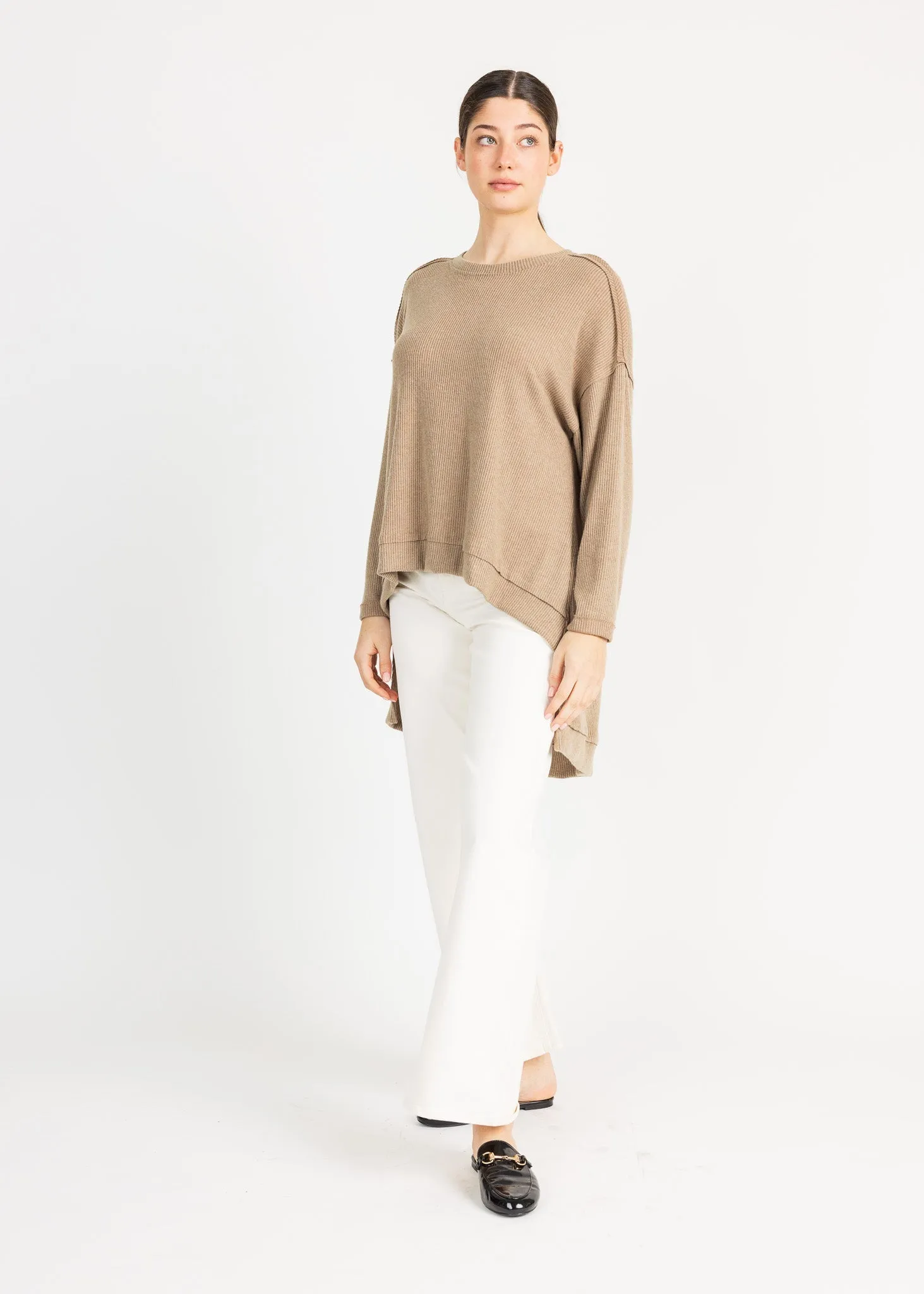 CARTER SWEATER hatchi rib