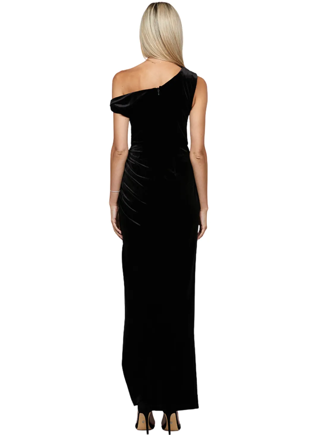 Claudine Off Shoulder Maxi - Black - Size 6