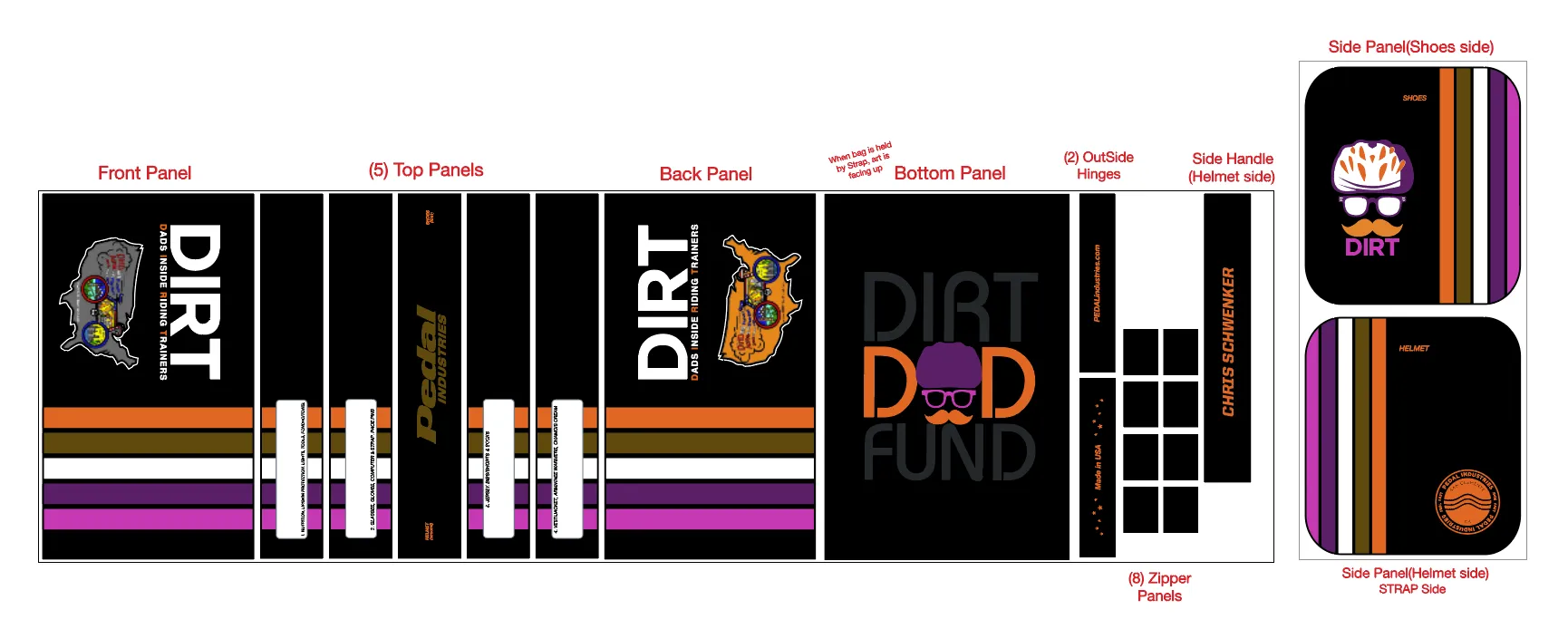 DIRT Dad Fund 2022 RACEDAY BAG™ - CHRIS SCHWENKER