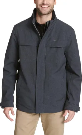 Dockers Men's Dwight Soft Shell Bib Jacket
