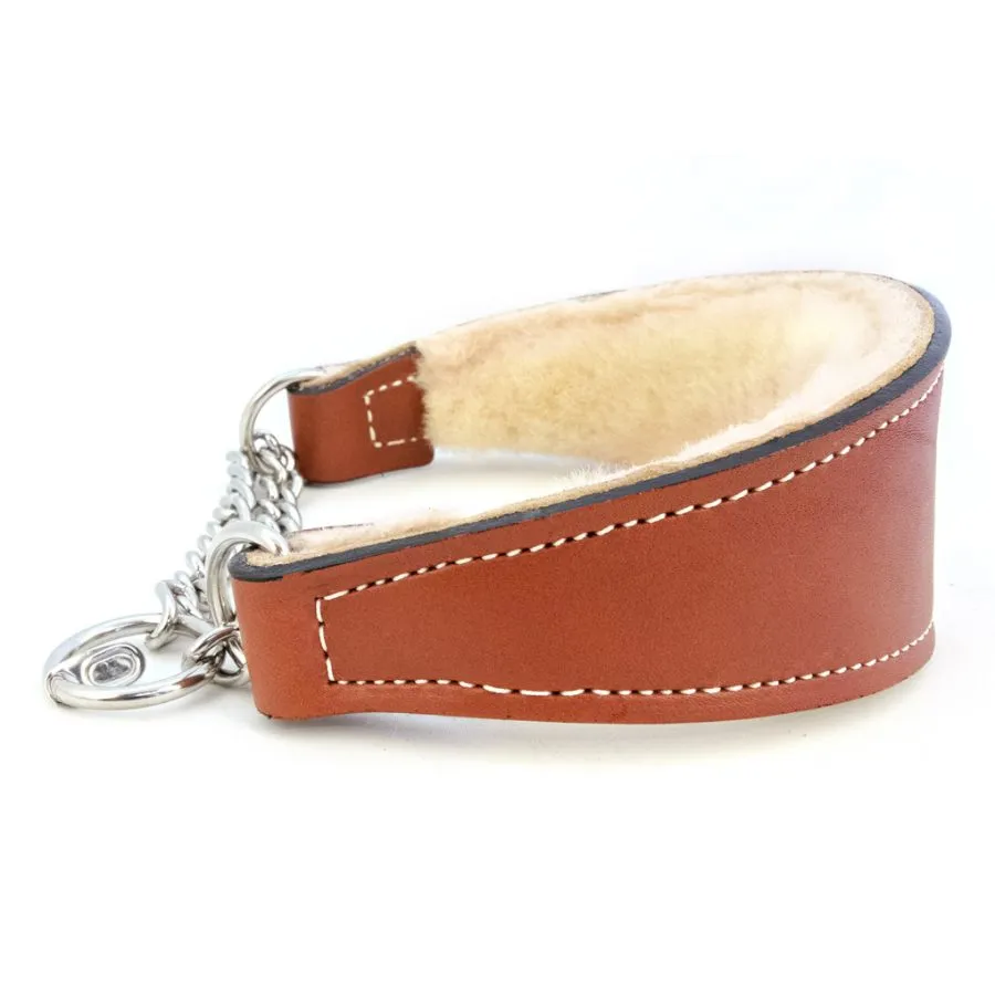 Dog Collar - Training Collar - Martingale Collar - Shearling Lining - 4 Color Options