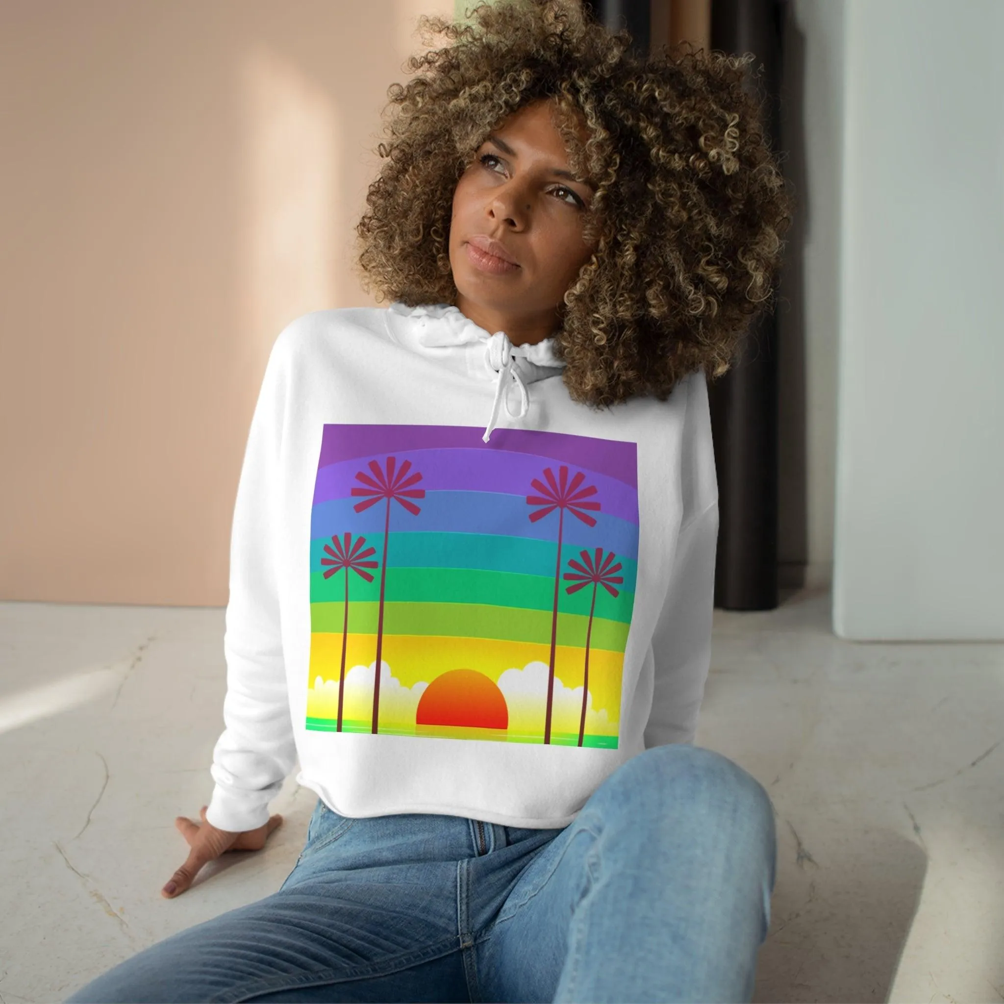 Horisun Crop Hoodie