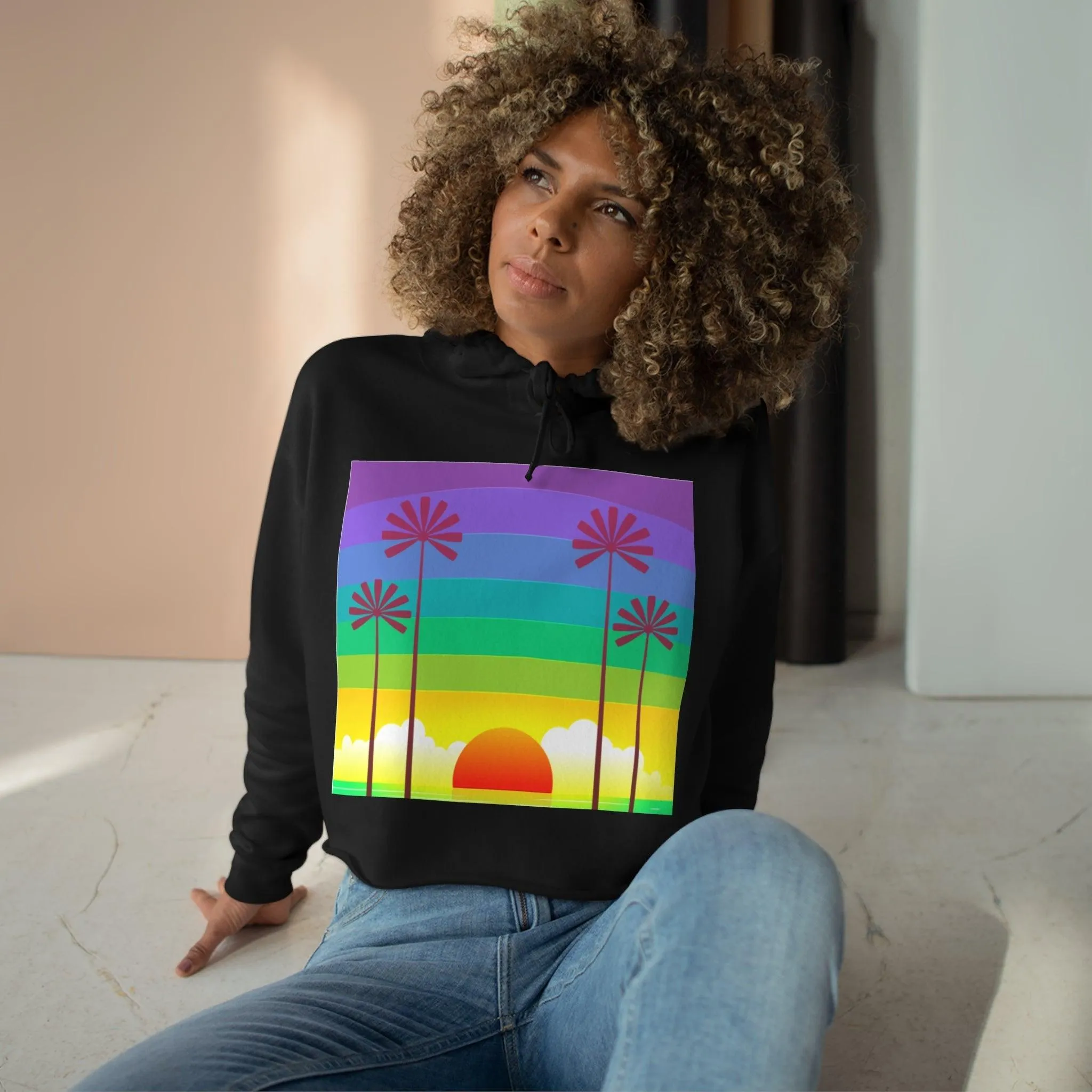 Horisun Crop Hoodie