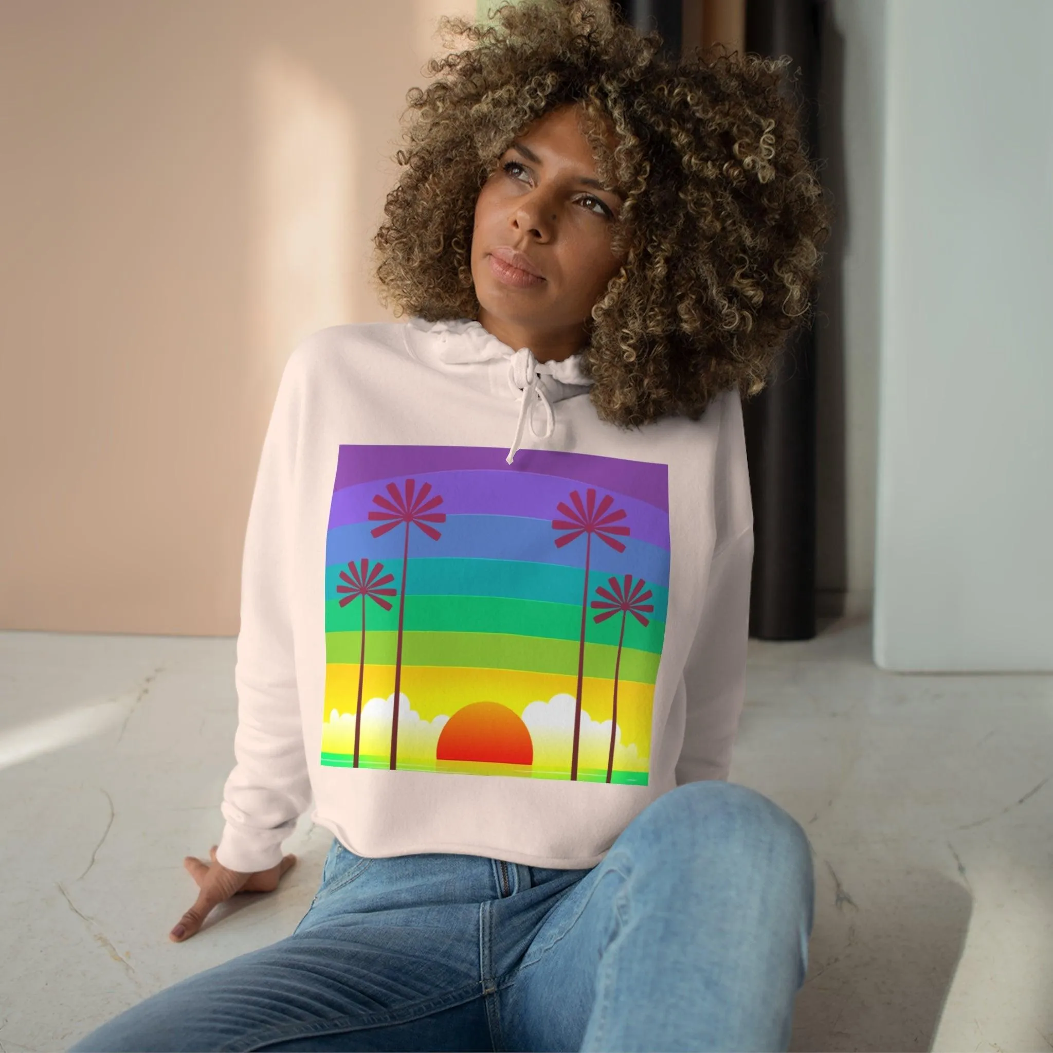 Horisun Crop Hoodie