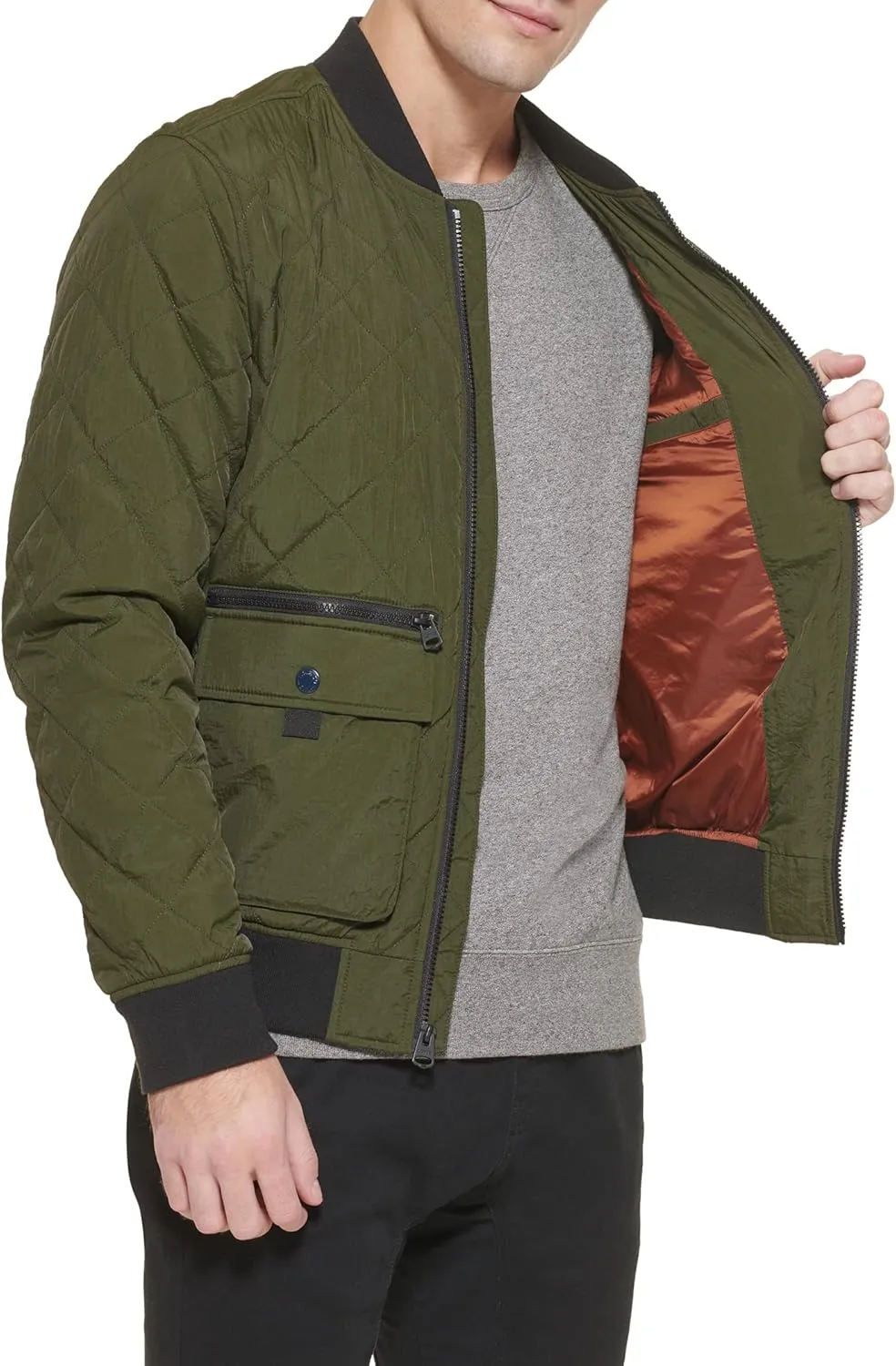 Levi's Men's Quilted Utility Bomber Jacket