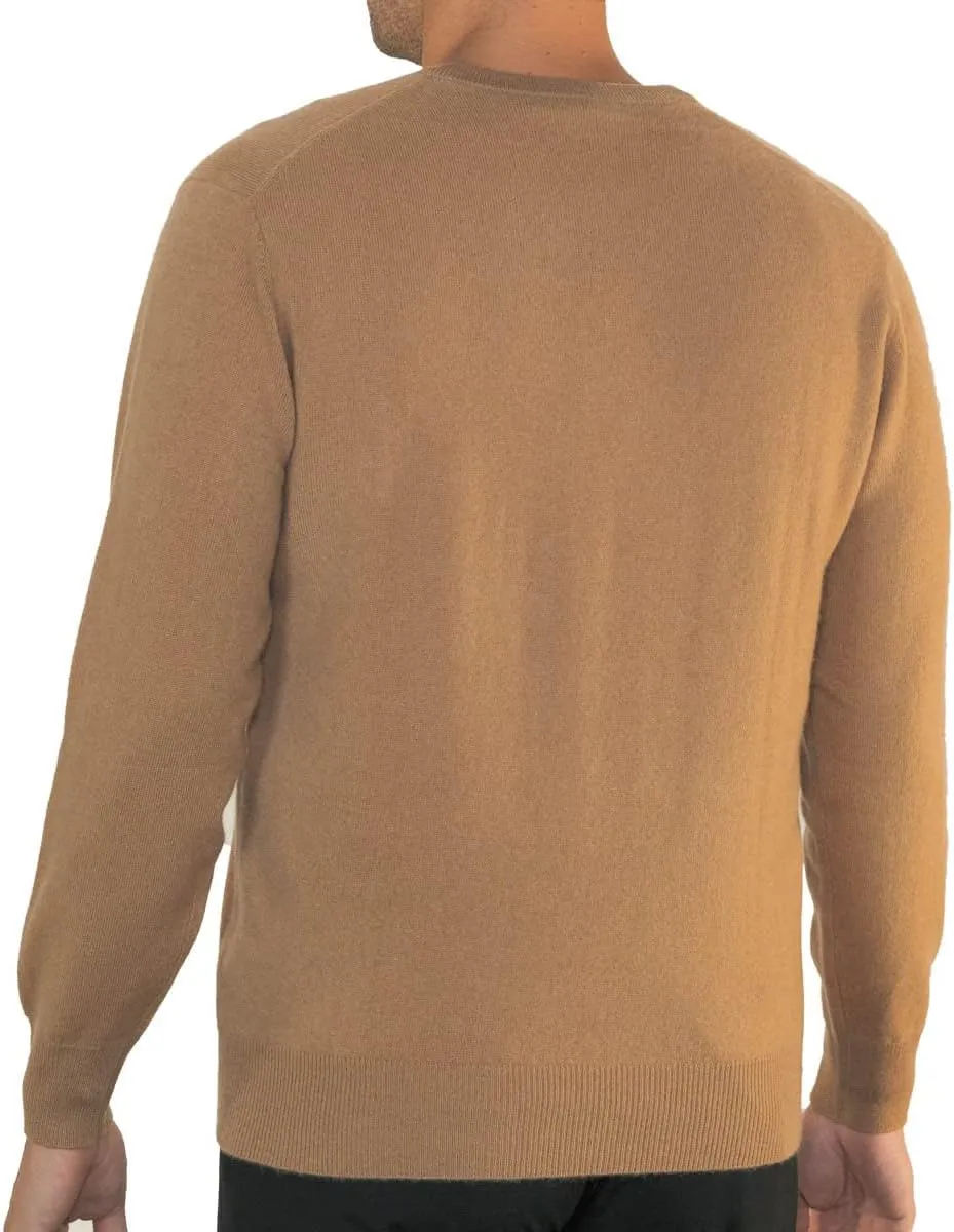 Lona Scott Men's Cashmere V Neck Sweater
