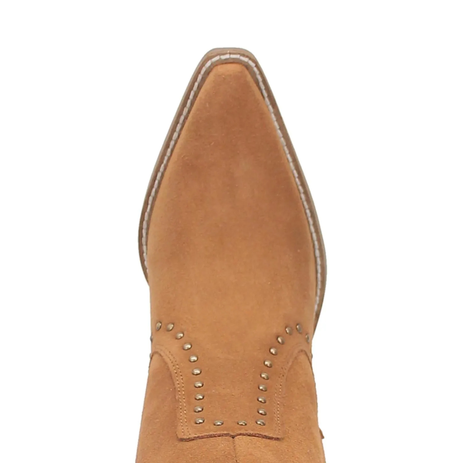 Online Exclusive | Dingo | Classy N Sassy Leather Bootie in Camel Brown Suede  **PREORDER