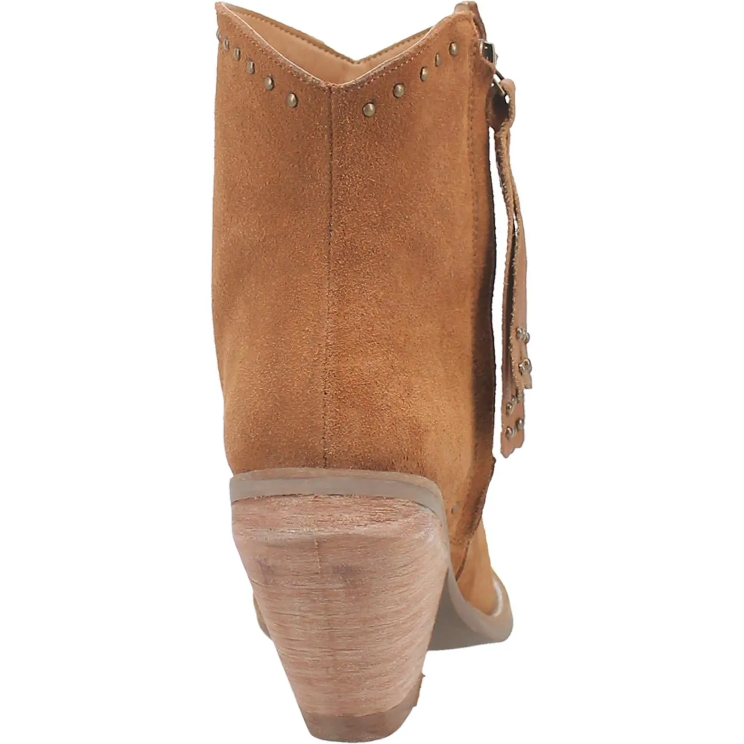Online Exclusive | Dingo | Classy N Sassy Leather Bootie in Camel Brown Suede  **PREORDER