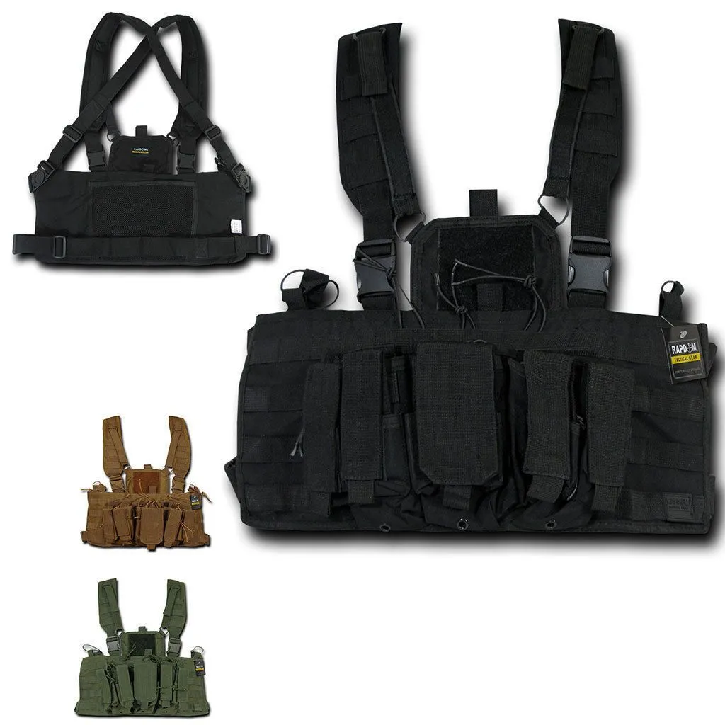 RAPDOM Heavy Duty Molle Webbing Rig Vest Military Army Law Enforcement
