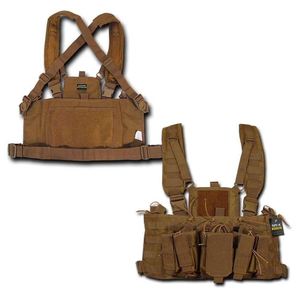 RAPDOM Heavy Duty Molle Webbing Rig Vest Military Army Law Enforcement