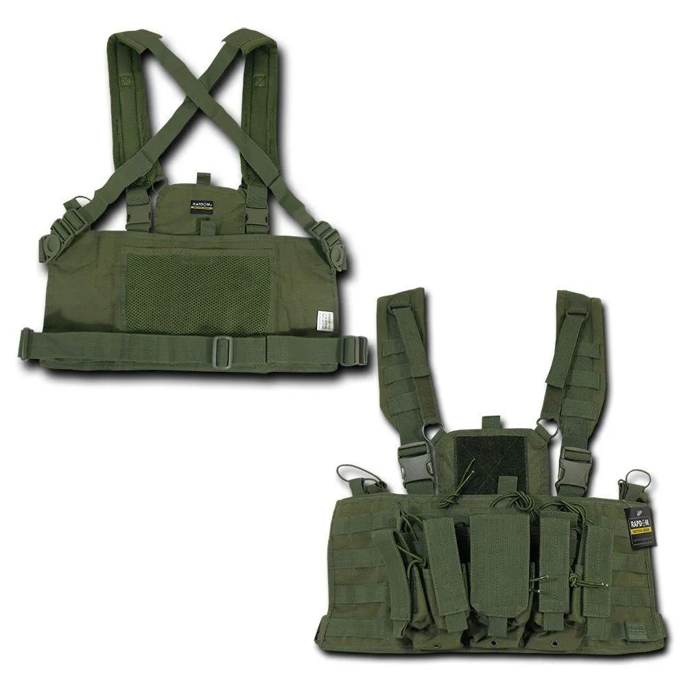 RAPDOM Heavy Duty Molle Webbing Rig Vest Military Army Law Enforcement