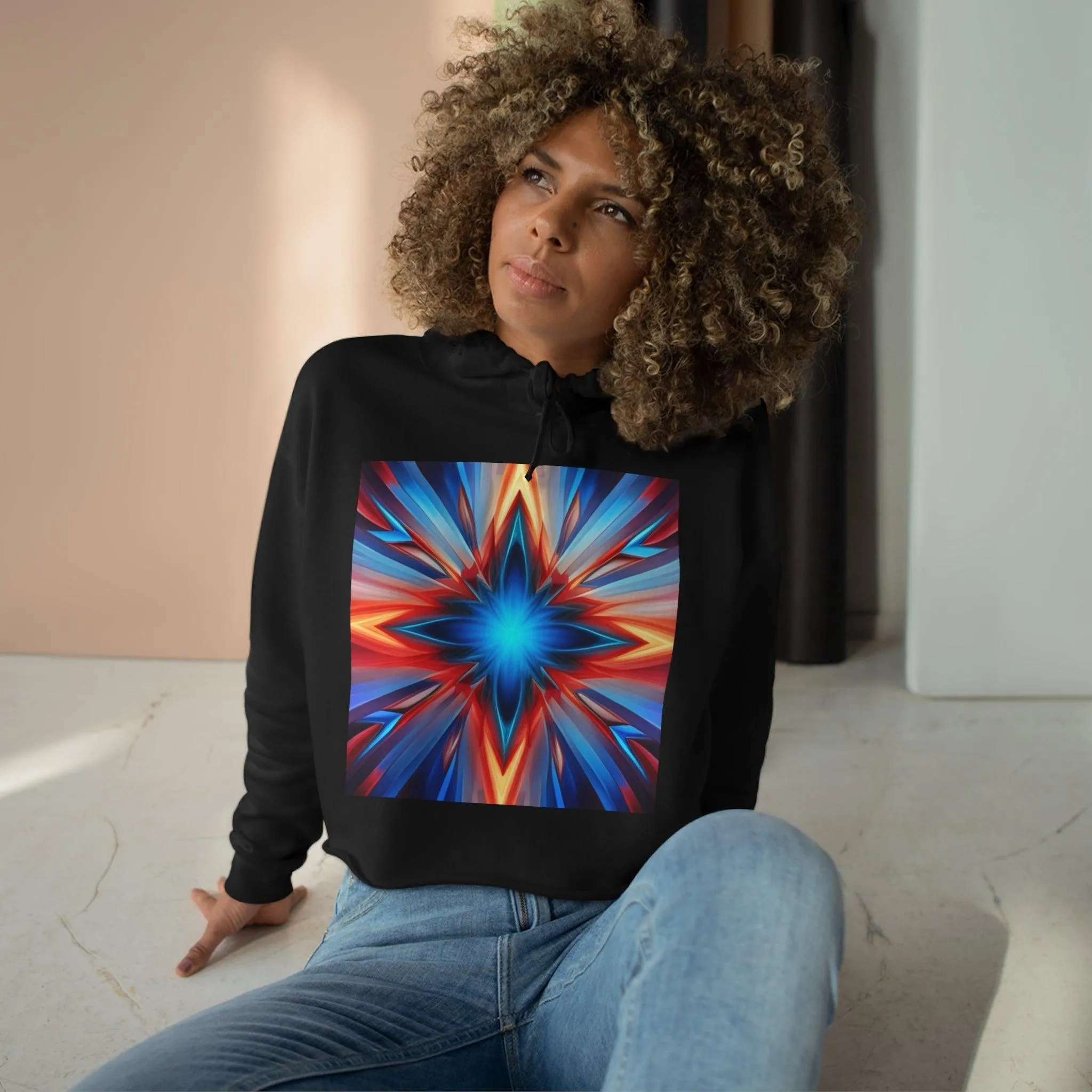 StarBust Crop Hoodie