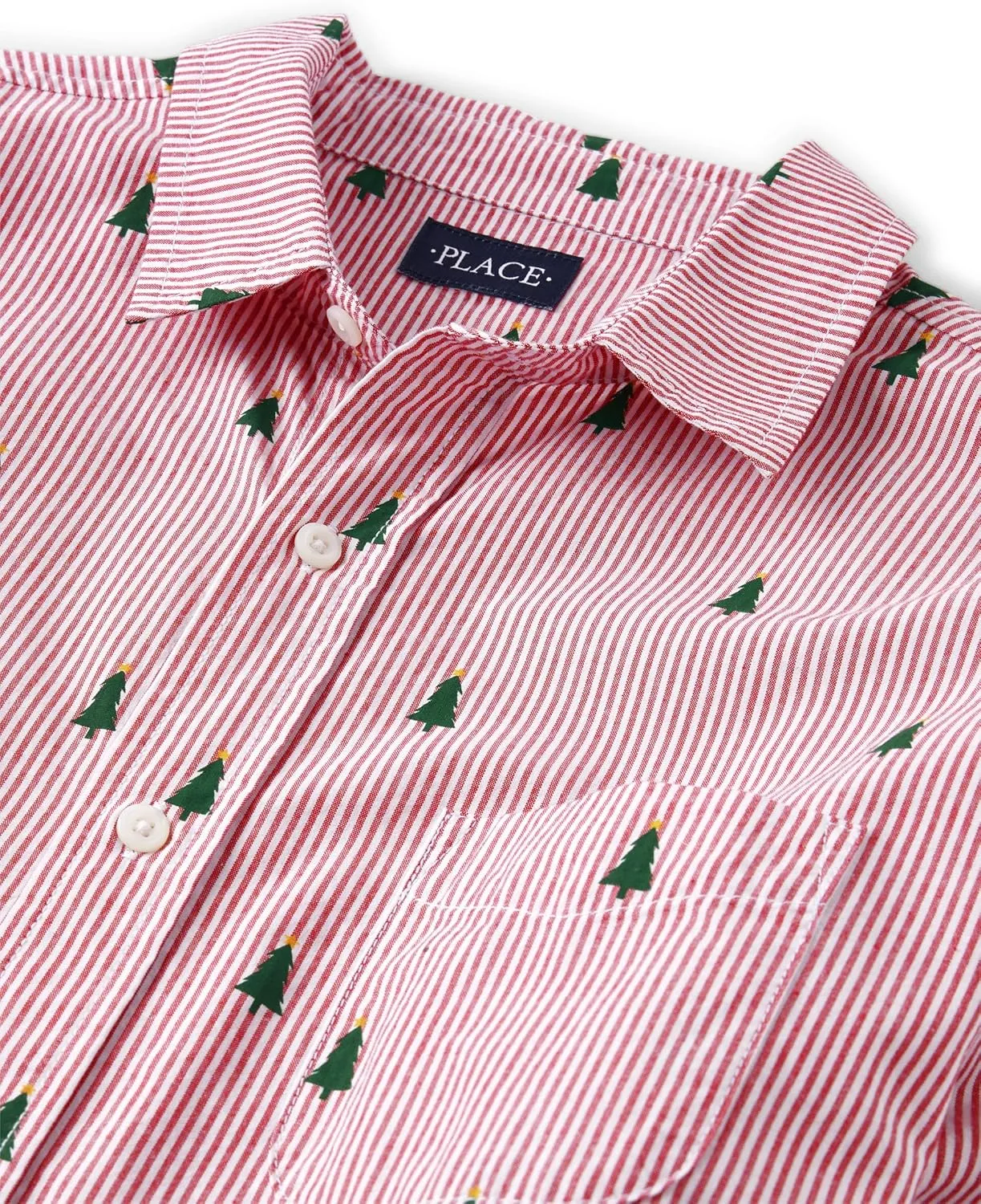 The Children's Place Men's Long Sleeve Button Up Shirt