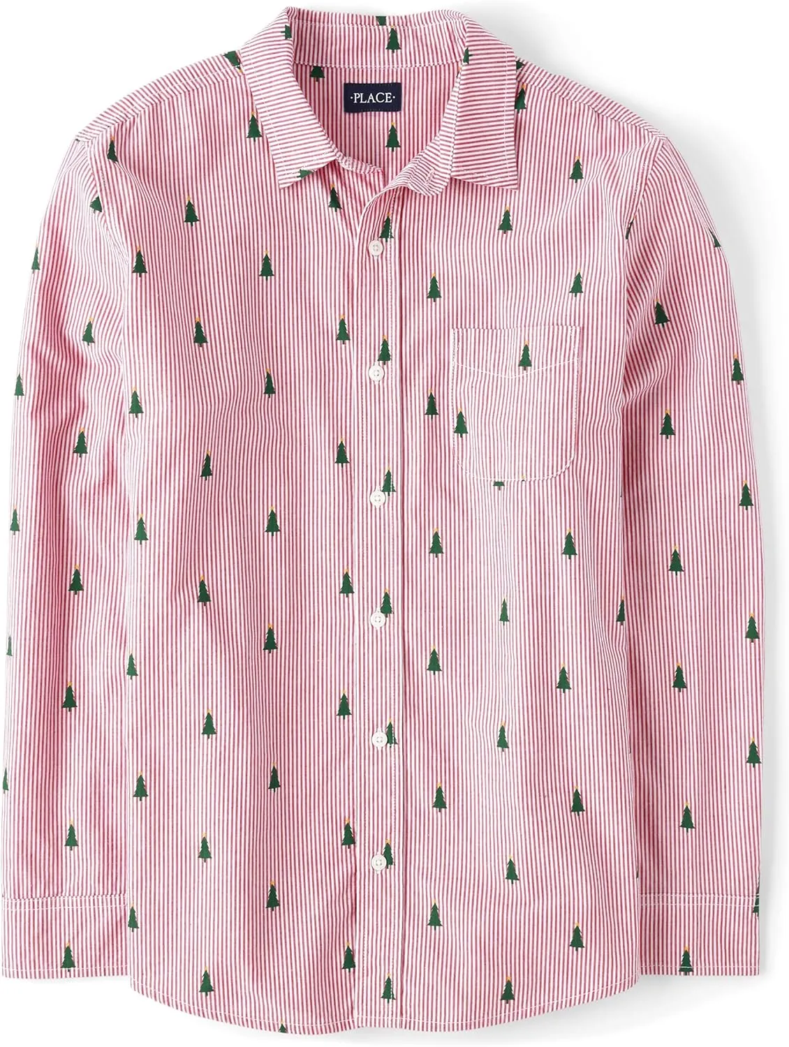 The Children's Place Men's Long Sleeve Button Up Shirt