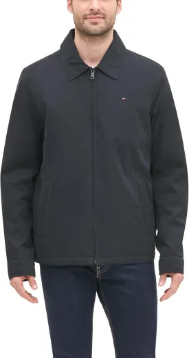 Tommy Hilfiger Men's Lightweight Microtwill Golf Jacket (Standard and Big & Tall)